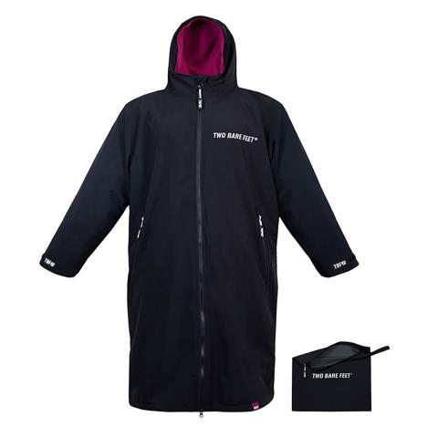 Two Bare Feet Weatherproof Packable Changing Robe & Travel Bag - Black / Raspberry £84.99